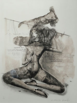 金子国義版画額／金子国義