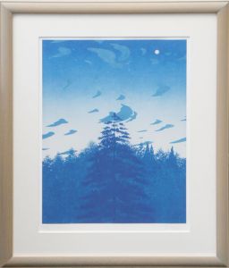 千住博版画額「森林」/Hiroshi Senjuのサムネール