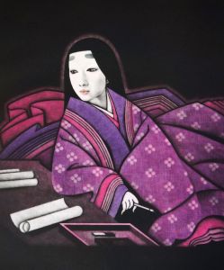 斎藤カオル　銅版画　「沈思」/のサムネール