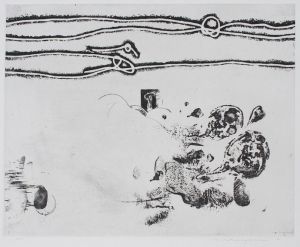中林忠良版画「1969-1　O氏の肖像のうち絆1」/Tadayoshi Nakabayashiのサムネール