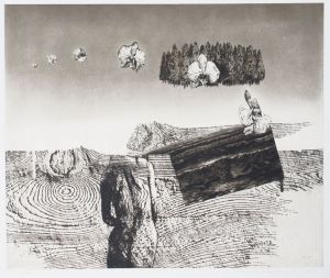 中林忠良版画「剥離される風景Ⅱ」/Tadayoshi Nakabayashiのサムネール