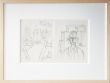 アルベルト・ジャコメッティ版画額「Studio with Annette（Diptych）」/Alberto Giacomettiのサムネール