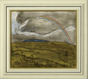 熊谷榧画額「原野にかかる虹」/Kai Kumagayaのサムネール