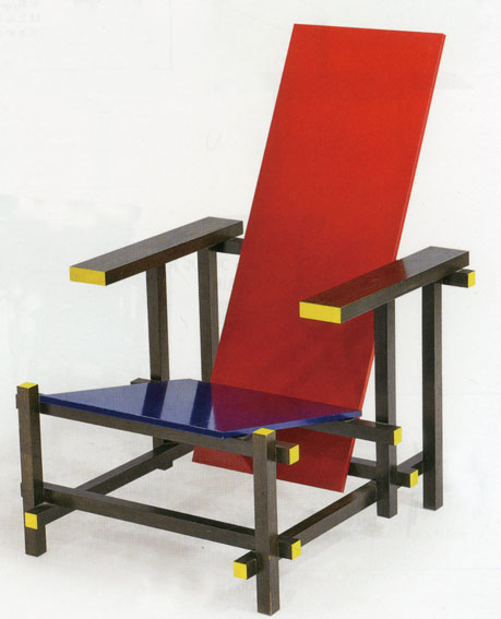 ヘリット・トーマス・リートフェルト「Red and Blue Chair」／Gerrit Thomas Rietveld