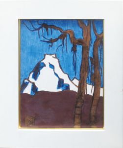 熊谷榧画額「やどり木の木の間から」/Kai Kumagayaのサムネール