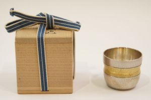 井伏圭介陶器「布目象嵌　ぐいのみ」/Keisuke Ibuseのサムネール