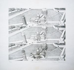タイガー立石版画額「Metamorphosis of Pisa」/Tiger Tateishiのサムネール