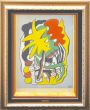 フェルナン・レジェ（After）版画額「ドミノのコンポジション」/Fernand Legerのサムネール