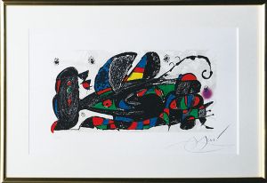 ジョアン・ミロ版画額「Escultor」/Joan Miro
