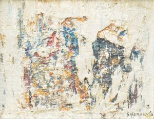 山本正画額「青と黄」/Sei Yamamotoのサムネール