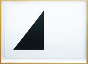 エルズワース・ケリー版画額「Black and White Pyramid」/Ellsworth Kellyのサムネール