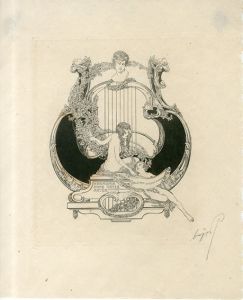 フランツ・フォン・バイロス版画「蔵書票2」/Franz von Bayrosのサムネール