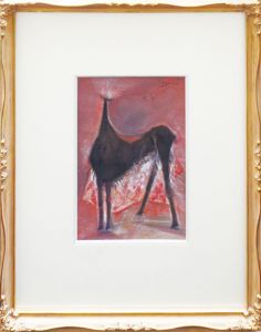 小山田二郎画額「山羊」/Jiro Oyamadaのサムネール