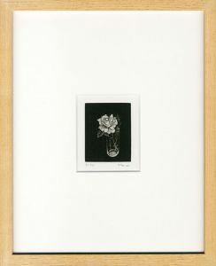丹阿弥丹波子版画額「コップのばら」/Niwako Tanamiのサムネール