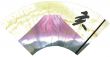 奥田元宋扇子「干支　御飾扇　亥」/Gensou Okudaのサムネール