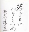 瀬戸内晴美色紙/Harumi Setouchiのサムネール