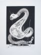 多賀新版画「魚No.18(海蛇)」/Shin Tagaのサムネール