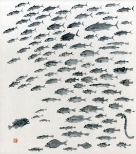 赤穴宏色紙/Hiroshi Akana