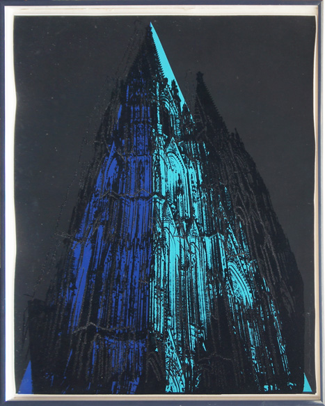 アンディ・ウォーホル版画額「ケルン大聖堂 Cologne Cathedral