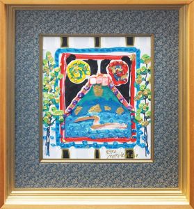 森内敬子画額「八幡大菩薩」/Keiko Moriuchiのサムネール