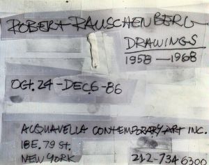 ロバート・ラウシェンバーグ　Robert Rauschenberg: Drawings 1958-1968/Robert Rauschenbergのサムネール