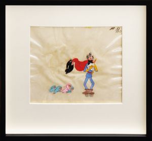 手塚治虫セル画額「リボンの騎士7」/Osamu Tezukaのサムネール