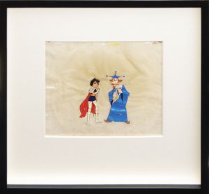 手塚治虫セル画額「リボンの騎士3」/Osamu Tezukaのサムネール