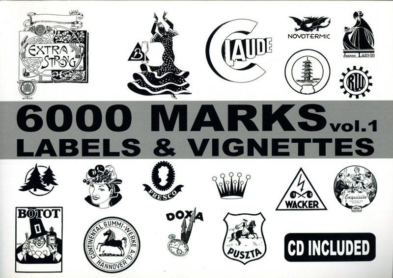 6000 Marks Labels and Vignettes: vol.1／