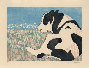 大野隆司版画「のどかな草原」/Ryuji Onoのサムネール