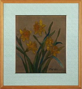 永瀬義郎画額「花」/Yoshiro Nagaseのサムネール
