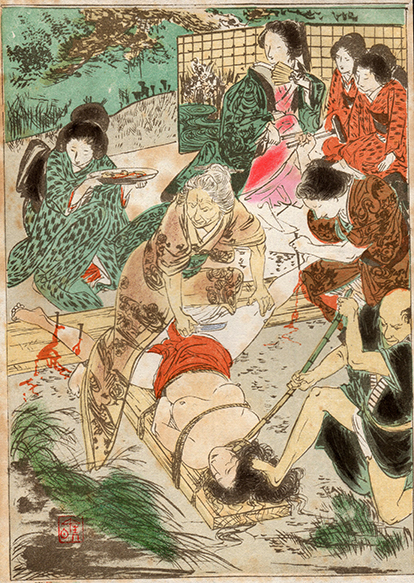 伊藤晴雨版画「責絵」♯5/Seiu Ito
SM 責めの大家