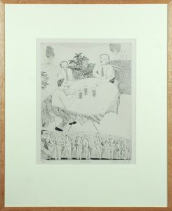 山本容子版画額「Heaven」/Yoko Yamamotoのサムネール