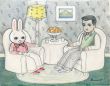 うさぎと男/内藤ルネのサムネール