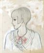 花を持つ女性の横顔/内藤ルネのサムネール
