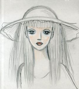 帽子の女性2/内藤ルネ