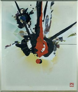 浜田泰介画額「さすらいの武士」/Taisuke Hamadaのサムネール