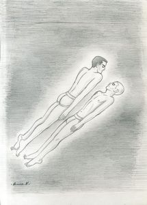 横たわる2人の青年/内藤ルネのサムネール