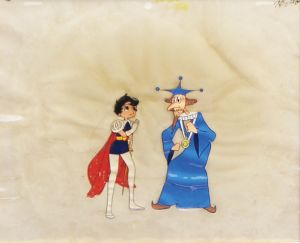 手塚治虫セル画額「リボンの騎士02」/Osamu Tezukaのサムネール
