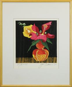 関野凖一郎版画額「花-1」/Junichiro Sekinoのサムネール