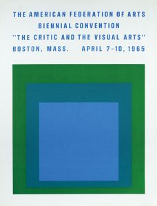 ジョセフ・アルバースポスター「The Critic And The Visual Arts」/Josef Albersのサムネール