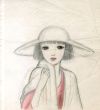 白い帽子の女性/内藤ルネのサムネール