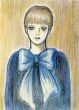 青いリボンの女性/内藤ルネのサムネール