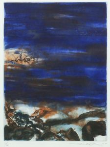 ザオ・ウーキー版画額「Beauregard」/趙無極（Zao Wou-ki）のサムネール