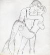 キスをする人魚と男性/内藤ルネのサムネール