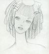 縦ロールの女性/内藤ルネのサムネール