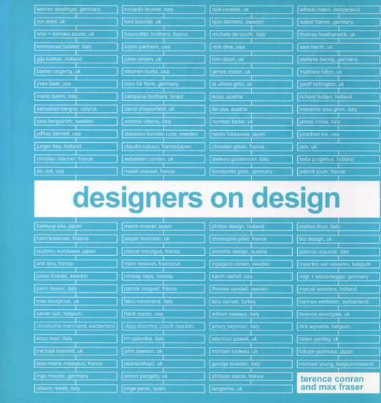 Designers on Design／Terence Conran/Max Fraser著