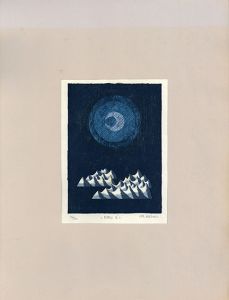 大谷一良版画「月明りB」/Kazuyoshi Ohtaniのサムネール