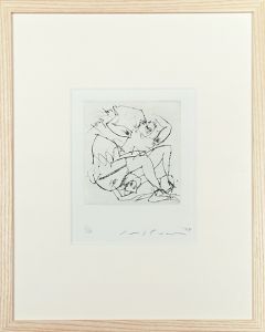 池田満寿夫版画額「Springer and Winter」/Masuo Ikedaのサムネール