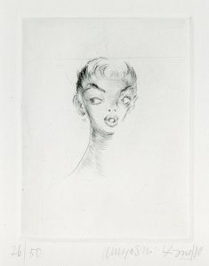 金子国義版画額「チェリー」/Kuniyoshi Kanekoのサムネール