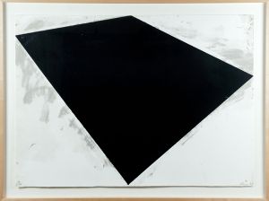 リチャード・セラ版画額「Untitled (or Philip Glass Poster)」/Richard Serraのサムネール